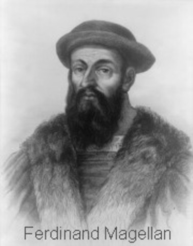 Ferdinand Magellan leads a Spanish expedition to the Philipines