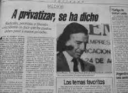 PRIVATIZACIONES DE EMPRESAS