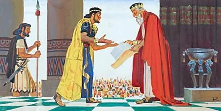 David helps Solomon