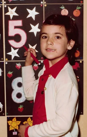 Raquel entra na Escola Primária - 1982
