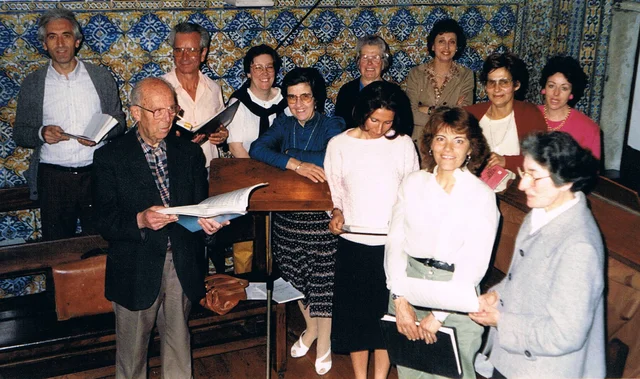 Coro na igreja de Carcavelos 1987