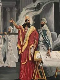 King Hiram Gives Solomon Stuff For the Temple