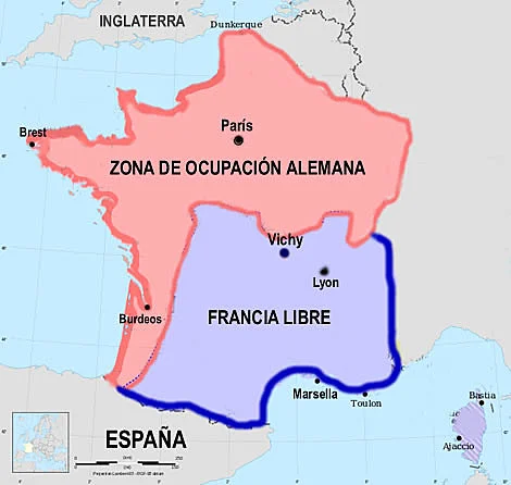 Alemania ocupa Dinamarca, Noruega, Bélgica, Países Bajos, Luxemburgo y Francia
