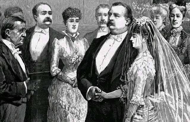 Grover Cleveland gets married