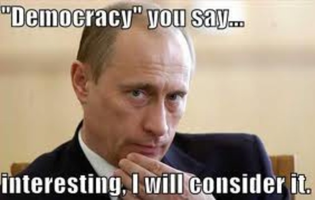 Democracy of Russia implemented