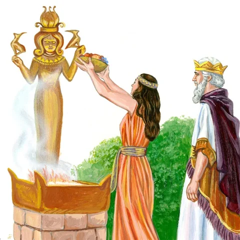 Solomon turns away from God