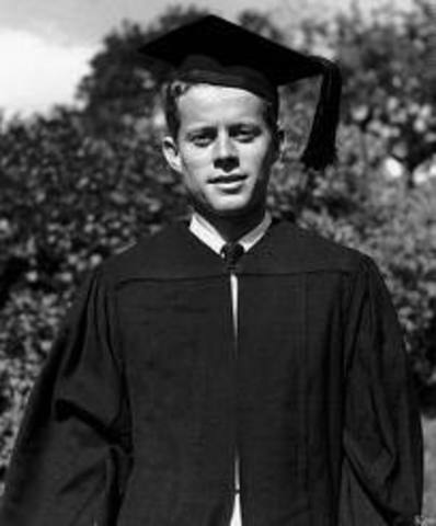 JFK Graduates from Choate Boarding School