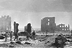 Batalla de Stalingrado en el frente oriental