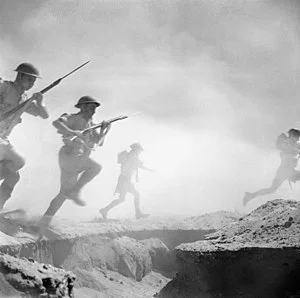 Batalla de El Alamein en el norte de África