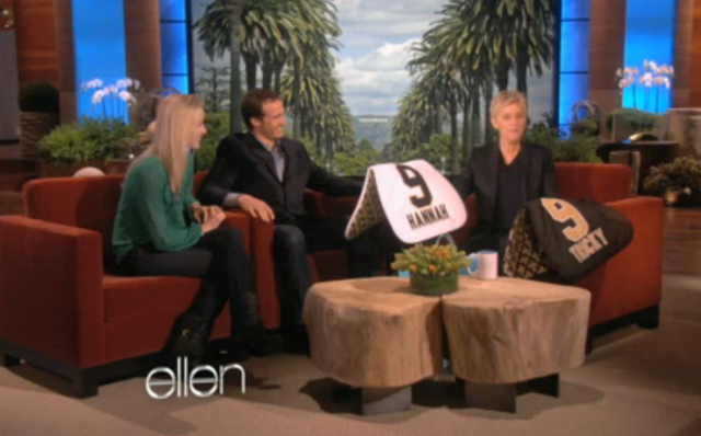 Watched an interview with Drew Brees.