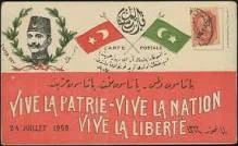 July: Young Turk Revolution in the Ottoman Empire.