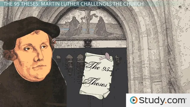 Martin Luther writes 95 theses