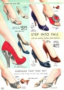 Shoes from the 50s