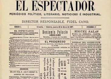 APARECIERON ALGUNOS PERIODICOS QUE AUN EXISTEN  COMO EL ESPECTADOR