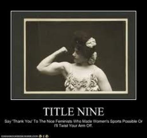 Title Nine enforcement