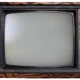Old vintage television png