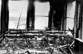 March 25: Triangle Shirtwaist Factory fire in New York City results in the deaths of 146 workers and leads to sweeping workplace safety reforms.