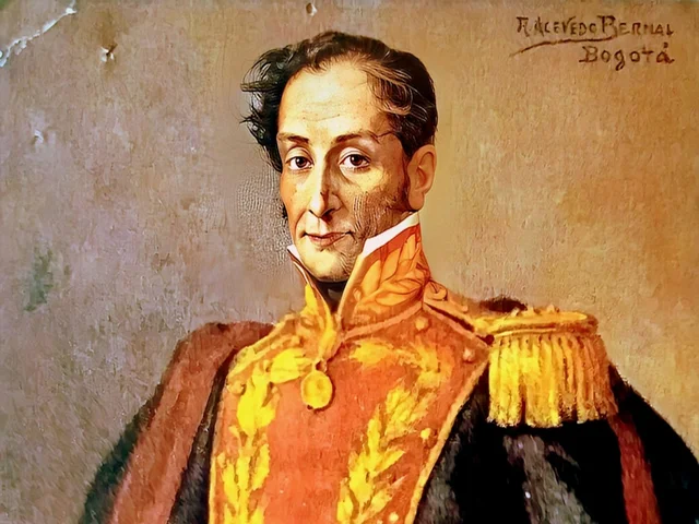 Simón Bolívar desembarca en el Callao