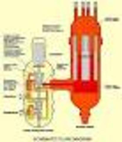 First time Nuclear reactor makes electrical power for a commercial poer grid.