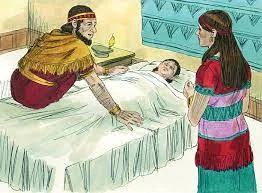 Jeroboam's son gets sick