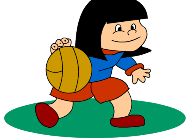 My first basketball game I played. We won it too.