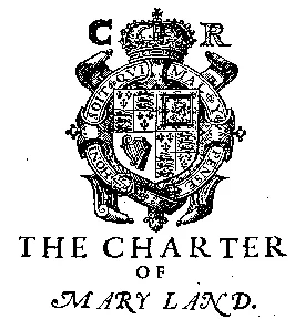🔵 Carta de Maryland - Rey Charles I