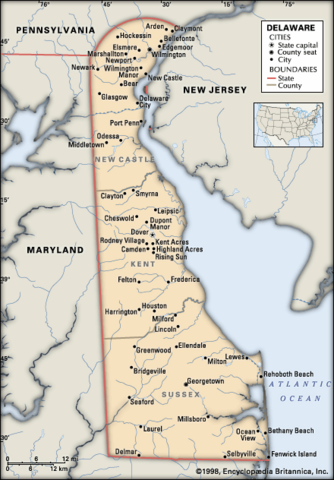 Delaware was formed