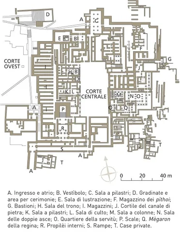Il palazzo di Cnosso
