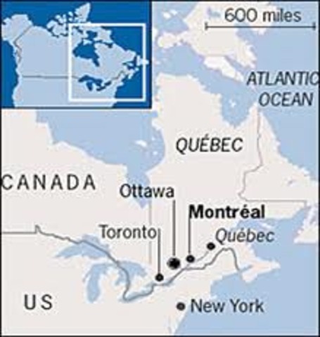 American troops seize Montreal