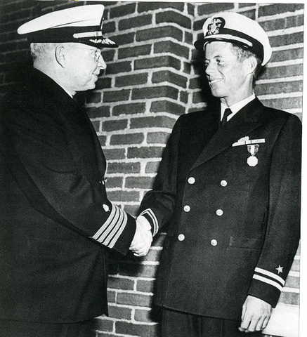JFK Enlists in the Navy