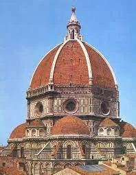 Florence Cathedral's dome,by Brunelleschi
