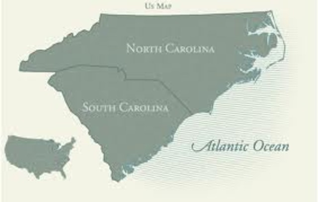 The Carolinas founded