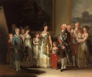 Carlos IV of Spain and his family, by Francisco de Goya