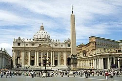Saint Peter's square project by Bernini