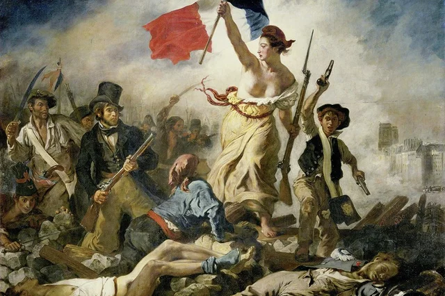 "Delacroix's Liberty Leading the People"