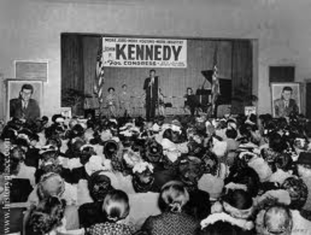 JFK Elected into House of Representatives