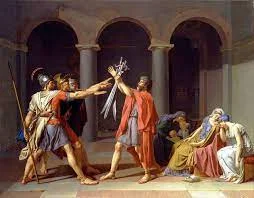 Oath of the Horatii, by Jacques-Louis David