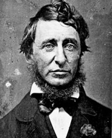 Henry David Thoreau dies