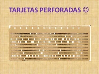 Tarjetas perforadas