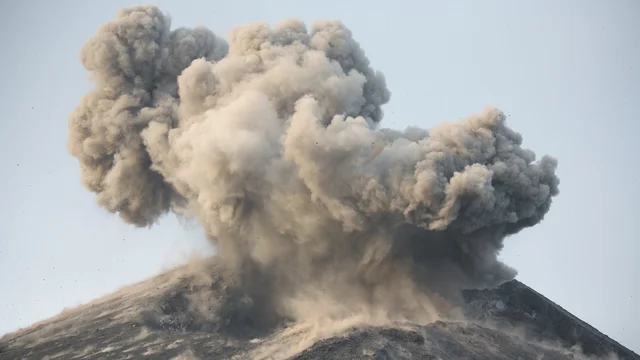 explosion of Krakatoa