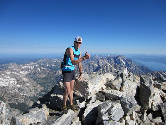 Mark realizes its easier going down