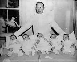 Dionne Quintuplets were born
