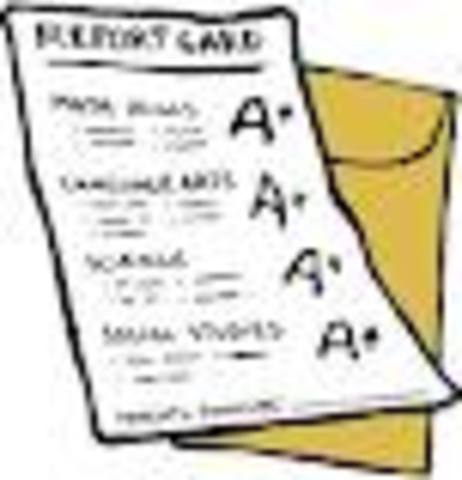 first report card