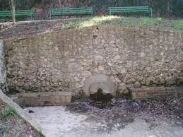 Any d'edificacio amb pedra de la font de Sanahuja