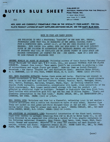 An Array of Specialty Food Products Hit the Market