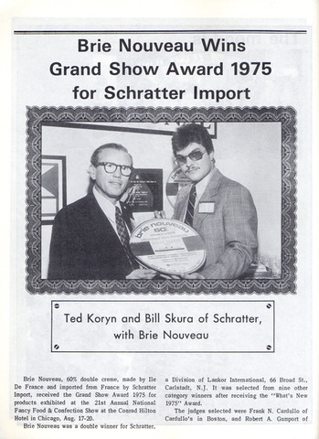 Brie Nouveau Wins Grand Show Award