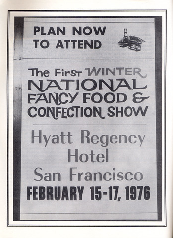 The First Winter Fancy Food Show