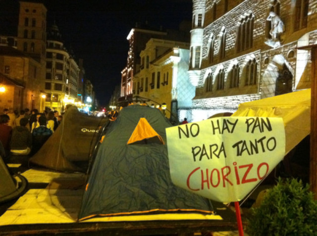 #acampadasol (Sol camp)