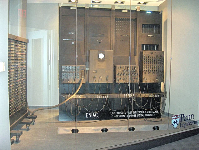 The ENIAC (Electronic Numerical Integrator and Computer)
