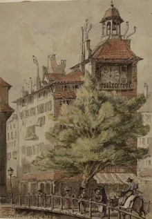 Louis XV bans Voltaire from Paris, moves to Geneva